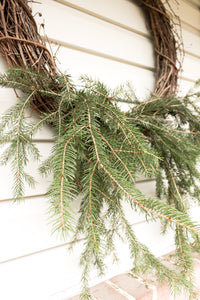 Easy DIY Natural Pine Wreath