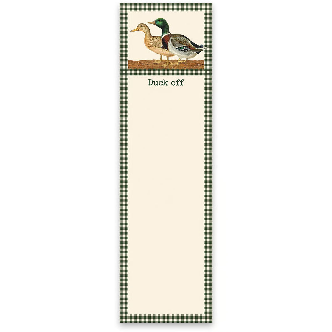 Duck Off- Notepad