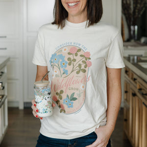 WIldflower Faith Tee - Ivory