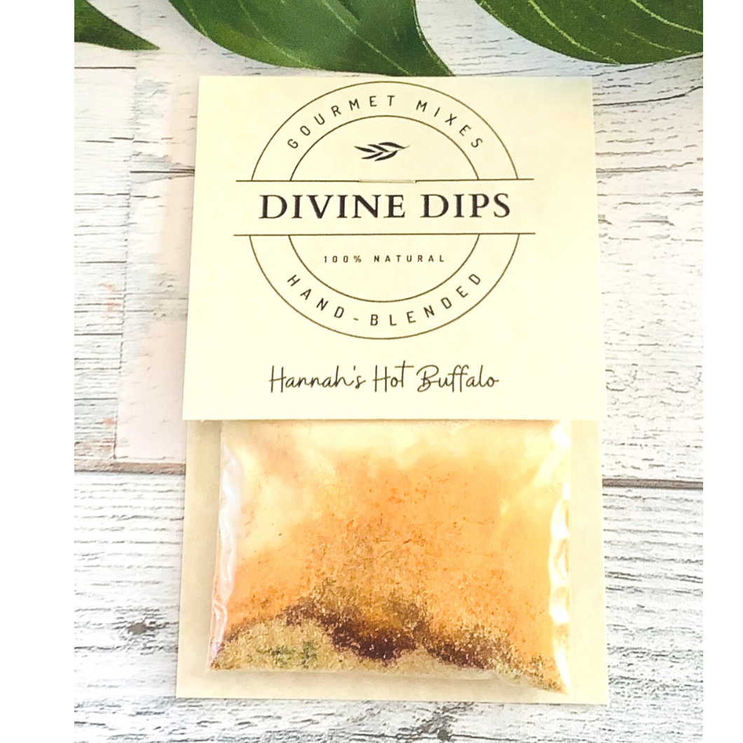 Hannah’s Hot Buffalo- Seasoning Dip Mix & Cheese ball