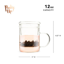 Blake™ Glass Loose Leaf Tea Infuser Mug w/ Lid