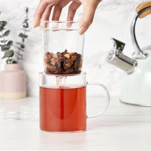 Blake™ Glass Loose Leaf Tea Infuser Mug w/ Lid