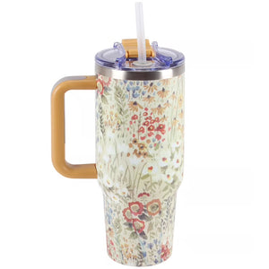 Fall Florals Travel Mug