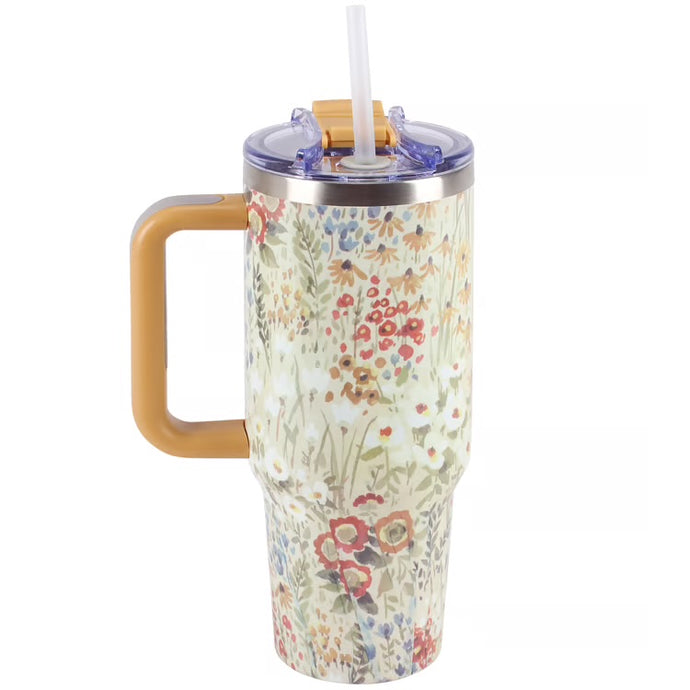 Fall Florals Travel Mug