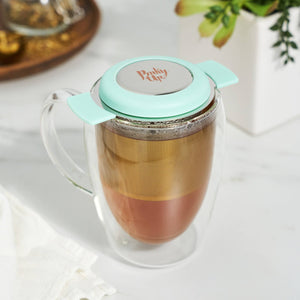 Double Winged Universal Loose Leaf Tea Infuser w/ Lid