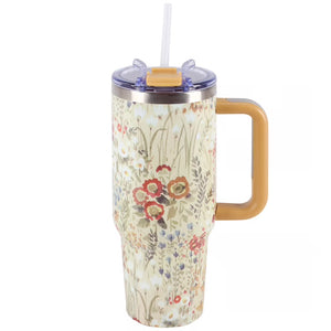 Fall Florals Travel Mug