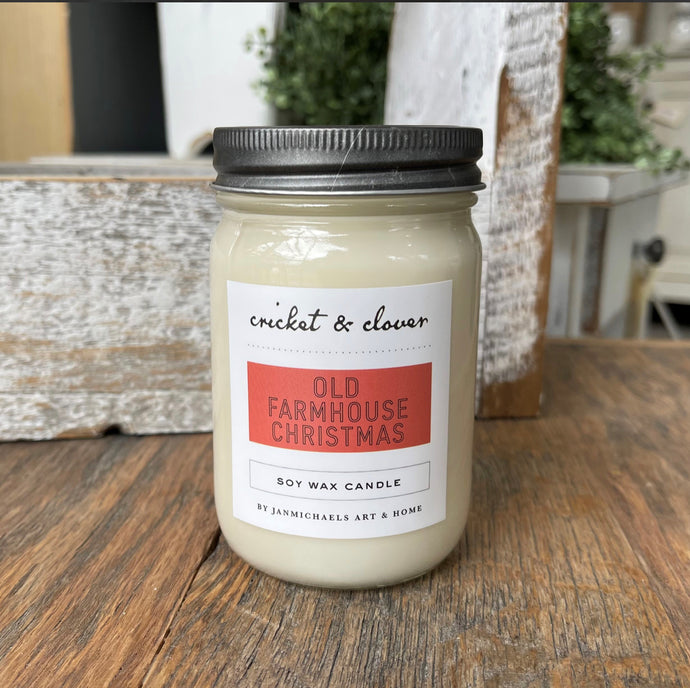 Old Farmhouse Christmas- Soy Candle