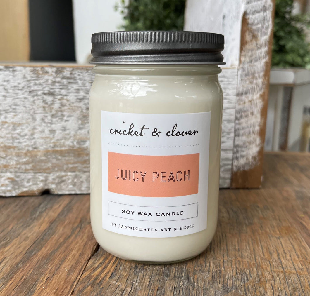 Juicy Peach- Soy Candle