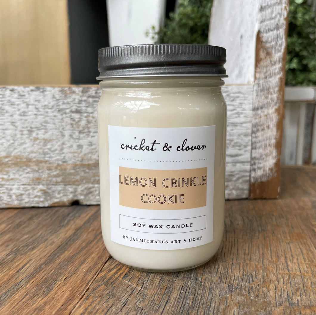 Lemon Crinkle Cookie- Soy Candle