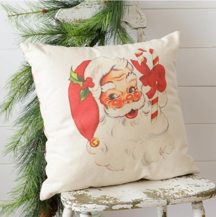 Retro Santa Reversible Pillow
