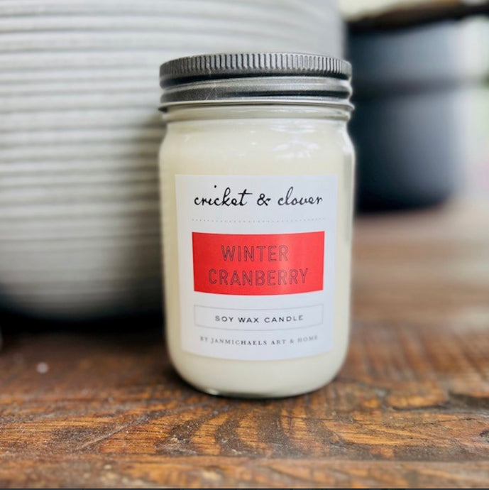Winter Cranberry- Soy Candle