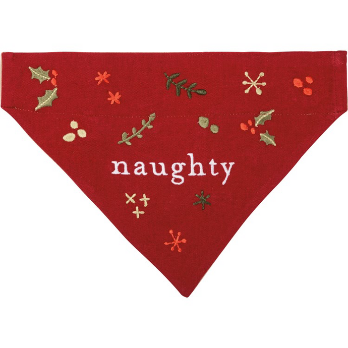 Naughty/Nice - Dog Bandana