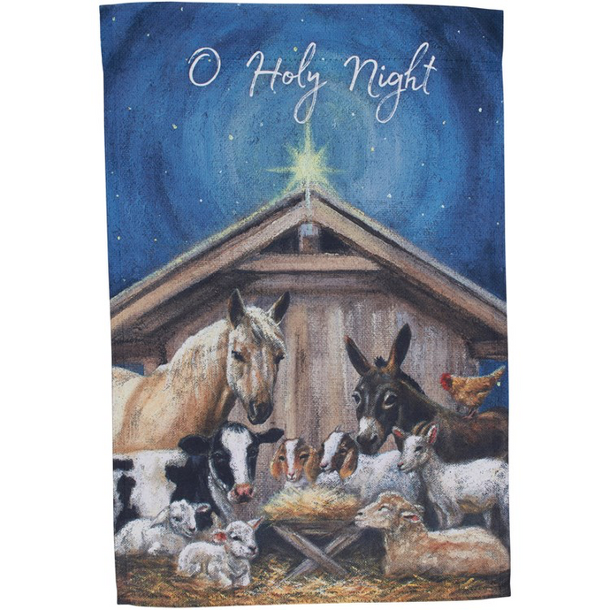 Garden Flag- Oh Holy Night