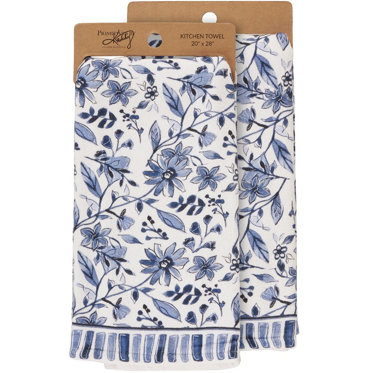 Blue Florals- Kitchen Towel