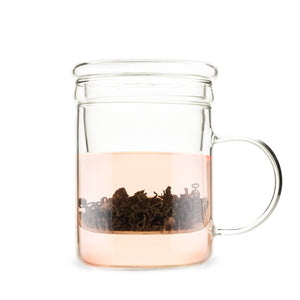 Blake™ Glass Loose Leaf Tea Infuser Mug w/ Lid