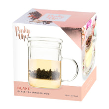 Blake™ Glass Loose Leaf Tea Infuser Mug w/ Lid