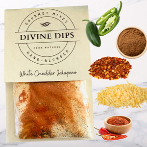 White Cheddar Jalapeno- Seasoning Dip Mix & Cheeseball
