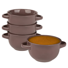 Ceramic French Soup Crocks with Handles and Vented lids (Sold Individually)
