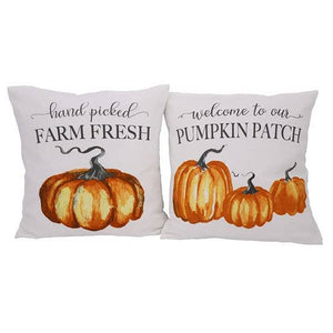 Pumpkin Pillows with Fall Sayings