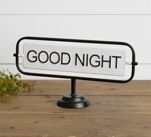 Good Night/ Good Day- Flip Sign