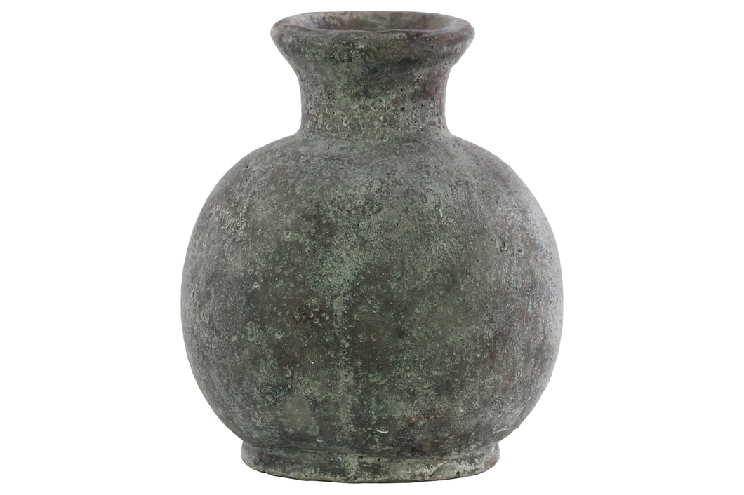 Washed Concrete Terracotta Vase