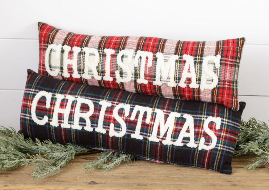 Christmas Plaid & Tartan Pillows