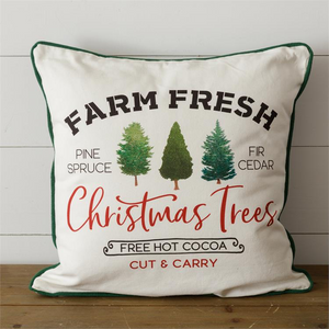 Farm Fresh Christmas Trees- Two Sided Pillow