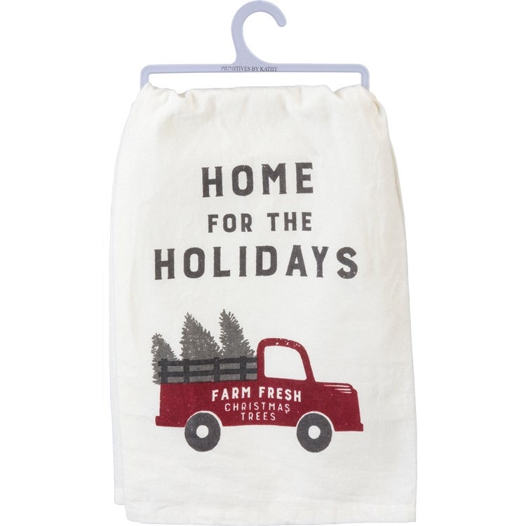Home For The Holidays- Dish Towel