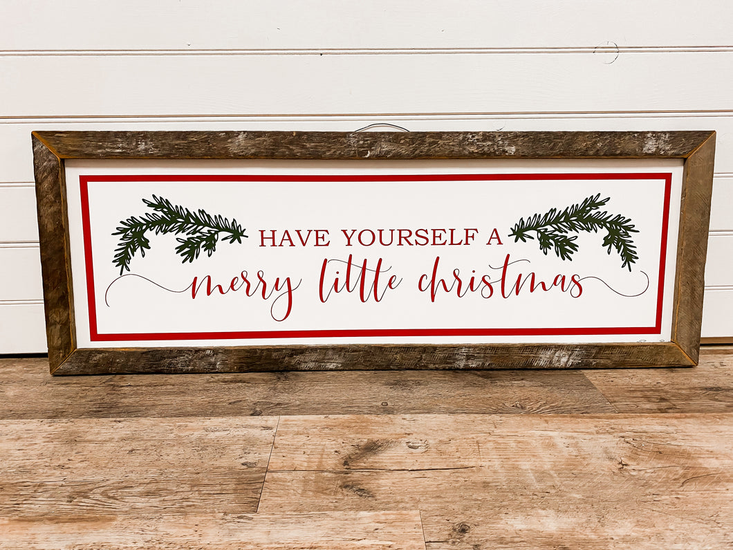 Merry Little Christmas- Large Sign