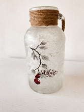 Frosted Winter Jar