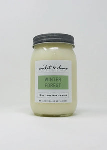 Winter Forest- Soy Candle