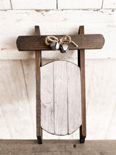 Rustic Small Sled with Bells