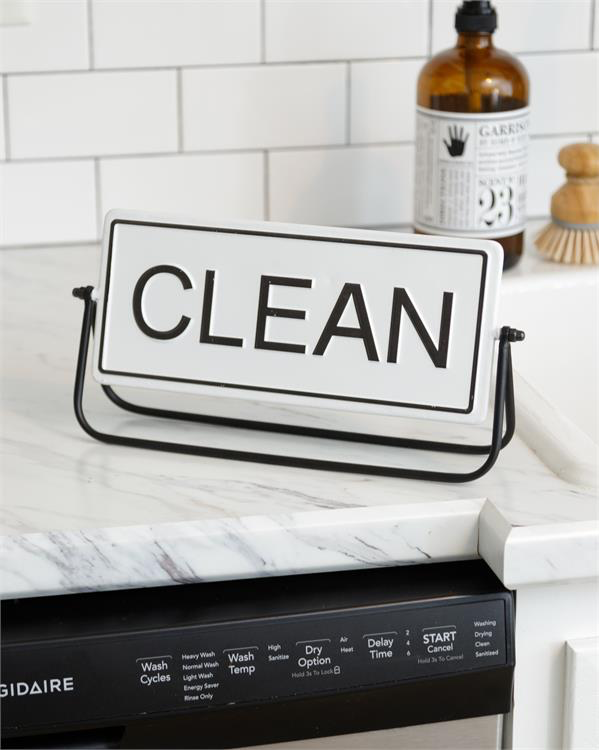 Clean/ Dirty- Flip Sign