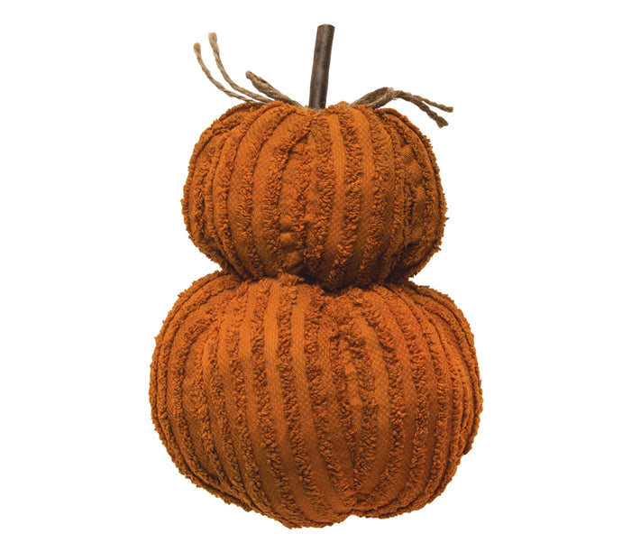 Orange Chenille Pumpkin Stack