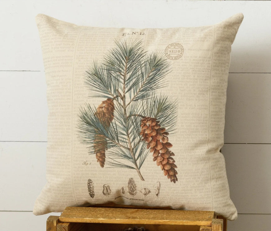 Winter Botanical Pillow