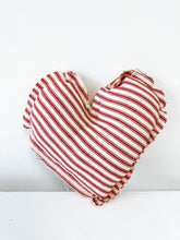 Striped Plush Heart