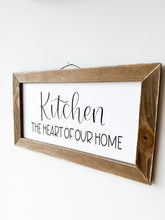 Kitchen (The Heart Of Our Home)- Sign