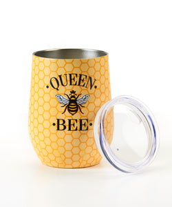 Queen Bee Wine Tumbler
