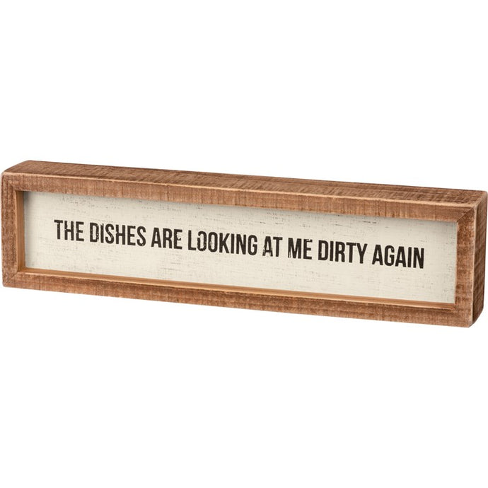 Dirty Dishes- Box Sign