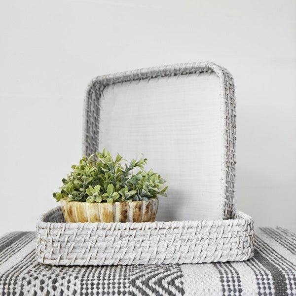 Rattan Weave Tray