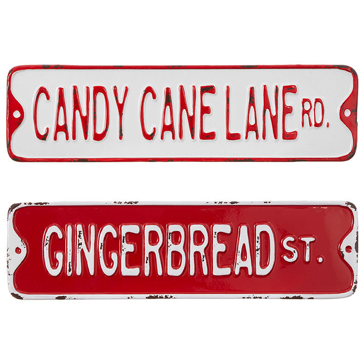 Gingerbread St. Tin Sign