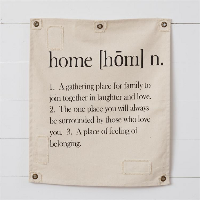 Home- Canvas Wall Hanging