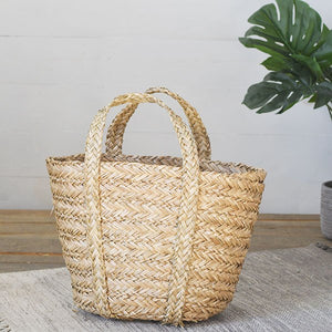 Natural Seagrass Handle Bag