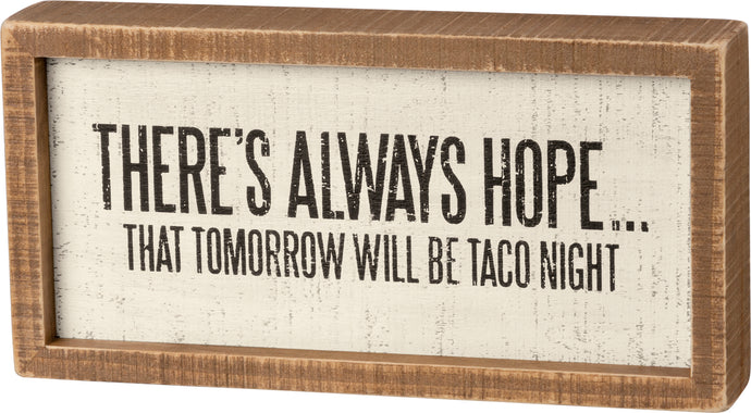 Taco Night- Box Sign