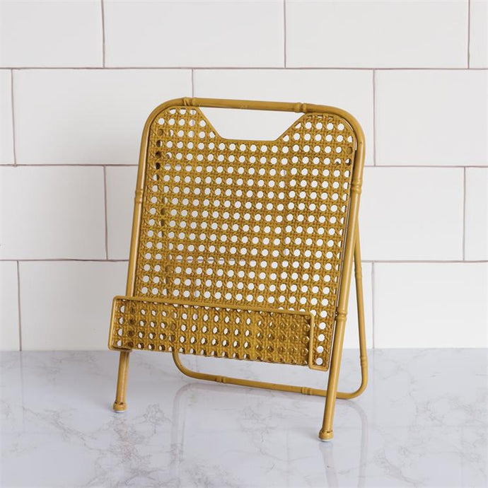 Caning Weave Cookbook Stand