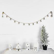 Mini Silver Glass and Jute String Garland