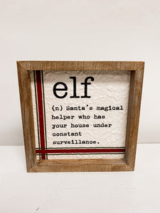 Elf Sign