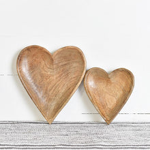 Wood Carved Heart