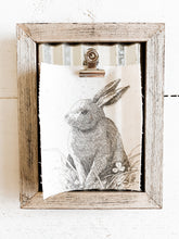 Small Framed Hare Print