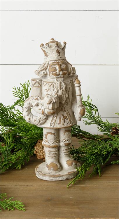 Nutcracker With Wreath and Candle